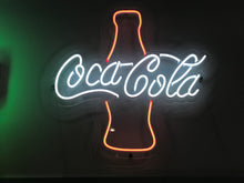 Lade das Bild in den Galerie-Viewer, &quot;CocaCola&quot; LED Signs/ USA, als einseitge Wand-/ Hängeversion aus &quot;Neon-Flex&quot;, ~ 570 x 570 x 20 mm
