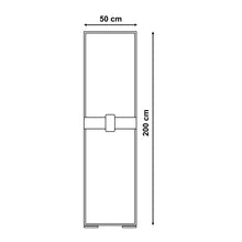 Lade das Bild in den Galerie-Viewer, Infostele mit Desinfektionsspender - Variante M (500 x 2.000 mm)
